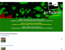 Tablet Screenshot of lesplachettes.blogspot.com