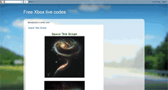 Desktop Screenshot of freelivecode.blogspot.com