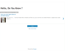 Tablet Screenshot of hello-do-you-know.blogspot.com