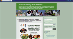 Desktop Screenshot of juventudandinacepa.blogspot.com