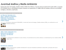 Tablet Screenshot of juventudandinacepa.blogspot.com