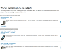 Tablet Screenshot of latest-hightech.blogspot.com
