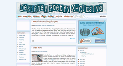 Desktop Screenshot of designer-poetry-xclusive.blogspot.com