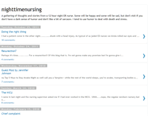 Tablet Screenshot of nighttimenursing.blogspot.com