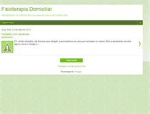 Tablet Screenshot of fisioterapia-domiciliar.blogspot.com