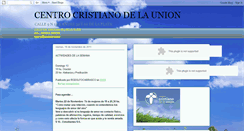 Desktop Screenshot of centrocristianodelaunion.blogspot.com