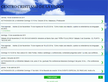 Tablet Screenshot of centrocristianodelaunion.blogspot.com