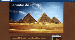 Desktop Screenshot of encantosdooriente.blogspot.com