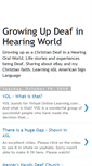 Mobile Screenshot of growingupdeaf.blogspot.com