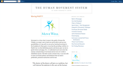 Desktop Screenshot of humanmovementsystem.blogspot.com