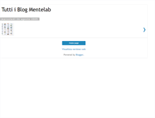 Tablet Screenshot of mentelablog.blogspot.com