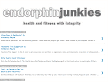 Tablet Screenshot of endorphinjunkiesblog.blogspot.com