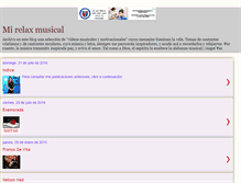 Tablet Screenshot of mirelaxmusical.blogspot.com