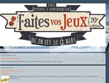 Tablet Screenshot of faitesvosjeux.blogspot.com