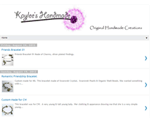 Tablet Screenshot of kayleehandmade.blogspot.com