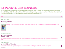 Tablet Screenshot of 100pounds100dayschallenge.blogspot.com