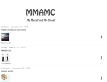 Tablet Screenshot of memyselfandmycloset.blogspot.com