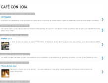 Tablet Screenshot of cafeconjoia.blogspot.com