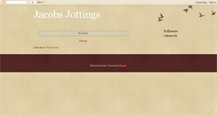 Desktop Screenshot of jacobsjottings.blogspot.com