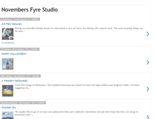 Tablet Screenshot of novembersfyrestudio.blogspot.com