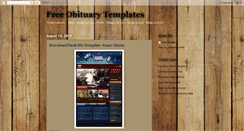 Desktop Screenshot of free-obituary-templates.blogspot.com
