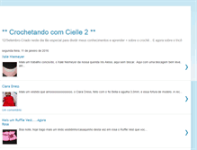 Tablet Screenshot of crochetandocomcielle2.blogspot.com
