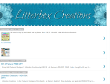 Tablet Screenshot of litterboxcreations.blogspot.com