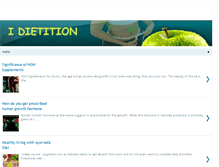 Tablet Screenshot of i-dietitian.blogspot.com
