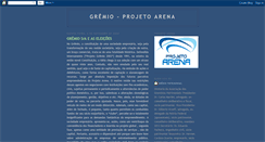 Desktop Screenshot of gremioprojetoarena.blogspot.com