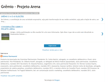 Tablet Screenshot of gremioprojetoarena.blogspot.com