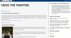 Desktop Screenshot of crossthefrontier.blogspot.com
