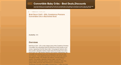 Desktop Screenshot of convertible-baby-cribs.blogspot.com