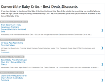 Tablet Screenshot of convertible-baby-cribs.blogspot.com