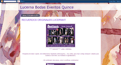 Desktop Screenshot of lucernabodaseventosquince.blogspot.com