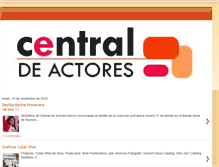 Tablet Screenshot of centraldeactores.blogspot.com