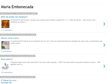 Tablet Screenshot of mariaembonecada.blogspot.com