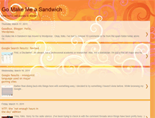 Tablet Screenshot of gomakemeasandwich.blogspot.com