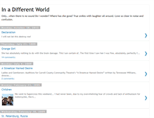 Tablet Screenshot of differentworld-michelle.blogspot.com