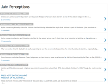 Tablet Screenshot of jainperceptions.blogspot.com