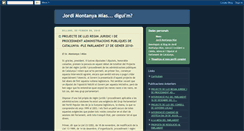 Desktop Screenshot of jordimontanya.blogspot.com