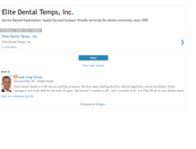 Tablet Screenshot of elitedentaltemps.blogspot.com