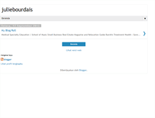 Tablet Screenshot of juliebourdais.blogspot.com