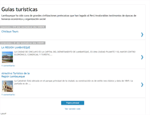 Tablet Screenshot of guiasturisticasblog.blogspot.com