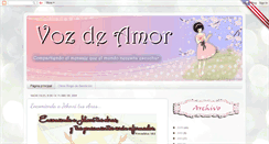 Desktop Screenshot of lavozdeamor.blogspot.com