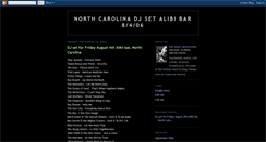 Desktop Screenshot of north-carolina-dj-set-alibi-bar-8406.blogspot.com