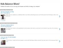 Tablet Screenshot of kidsbalancebikes.blogspot.com