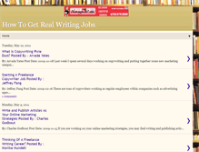 Tablet Screenshot of howtogetrealwritingjobs.blogspot.com