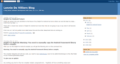 Desktop Screenshot of lenniedevilliers.blogspot.com
