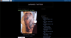 Desktop Screenshot of masterjapanestattoodesigns.blogspot.com