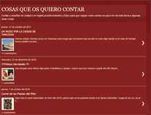 Tablet Screenshot of cosasqueosquierocontar.blogspot.com